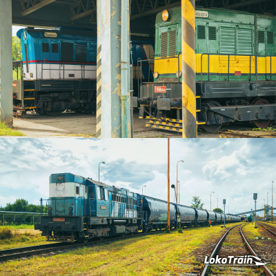 LokoTrain provides train drivers for the Vojany reloading point