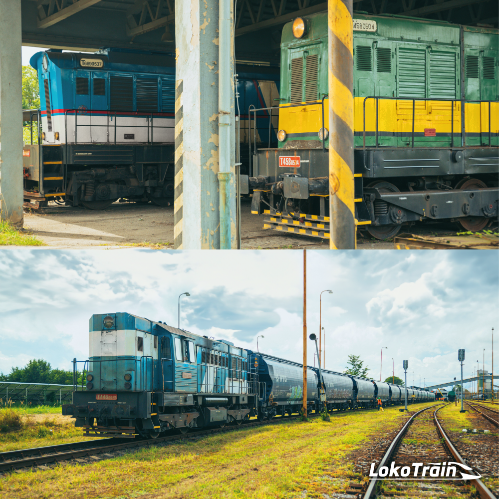 Die LokoTrain stellt Lokführer für die Umschlaganlage in Vojany zur Verfügung 